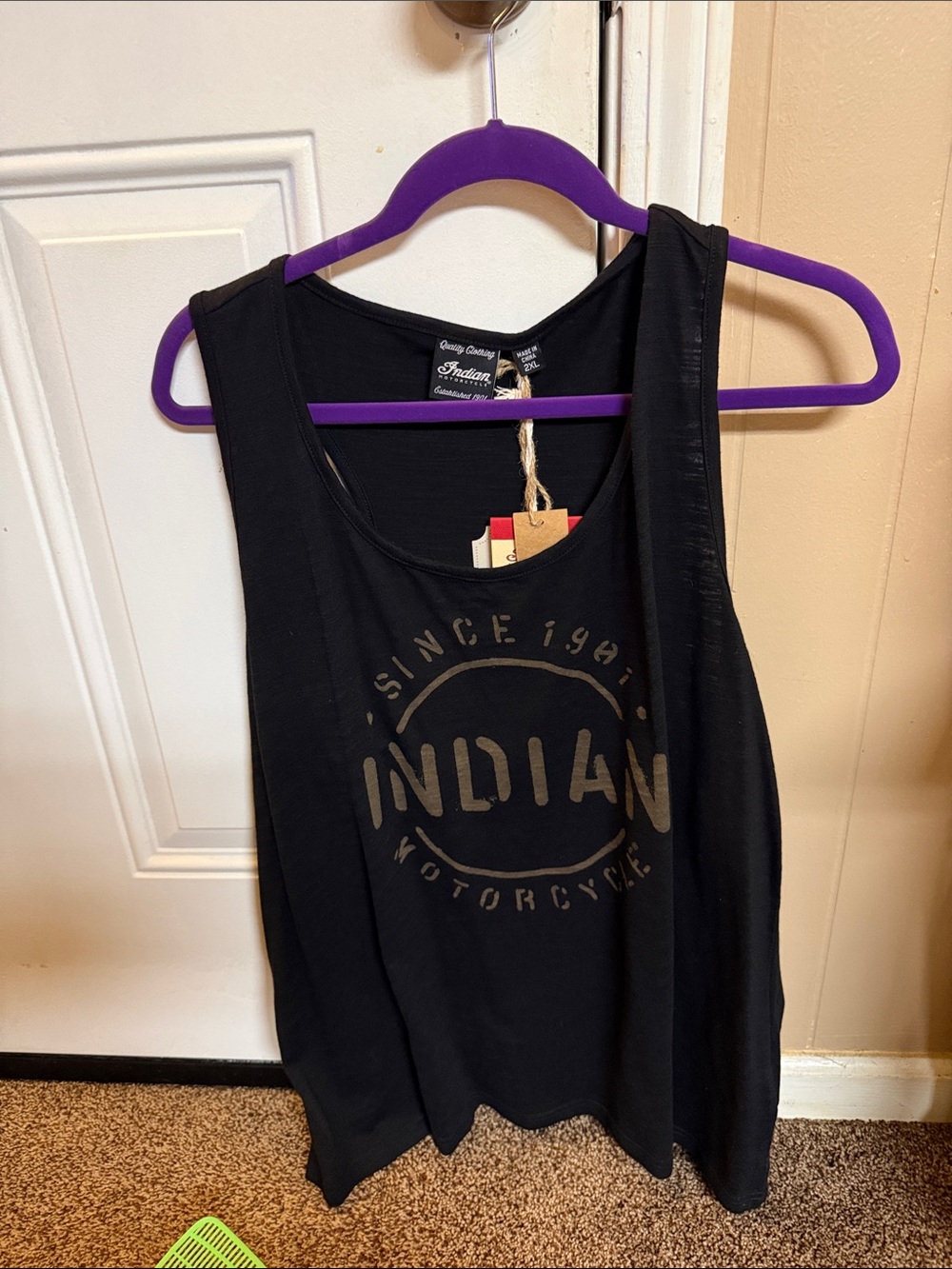 Indian Motorcycle Women’s Black Logo Tank Top